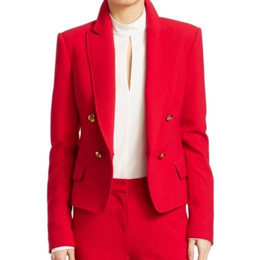 A.L.C. double breasted Hendrick Blazer  in red size 0